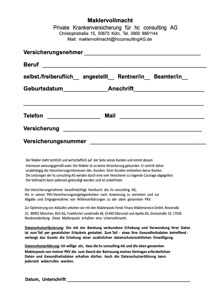 hc consulting AG